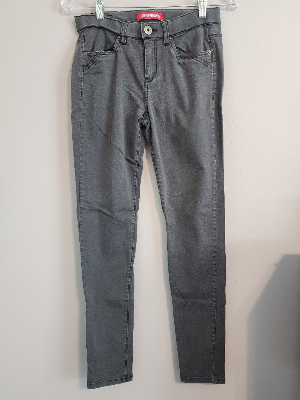 Unionbay Dark Gray Skinny Pants Size 7